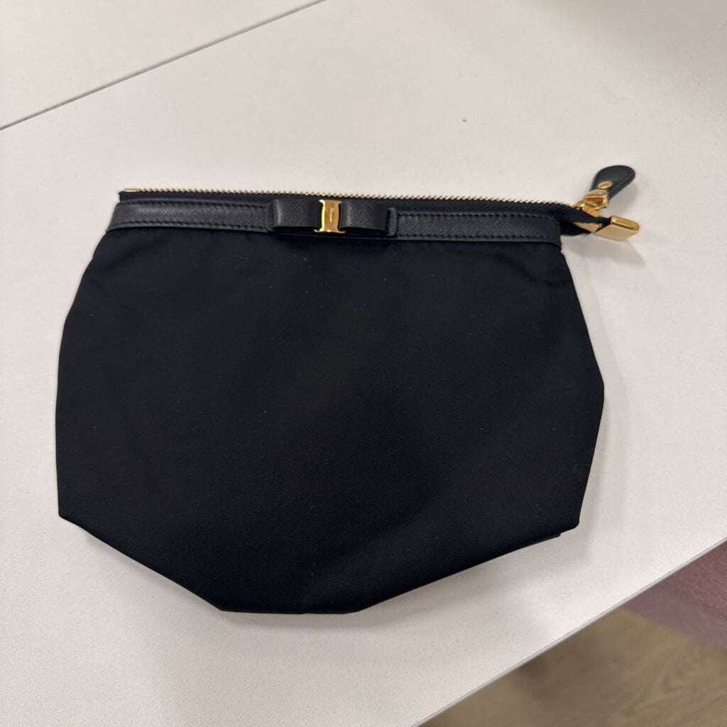 Black Zip Top Pouch