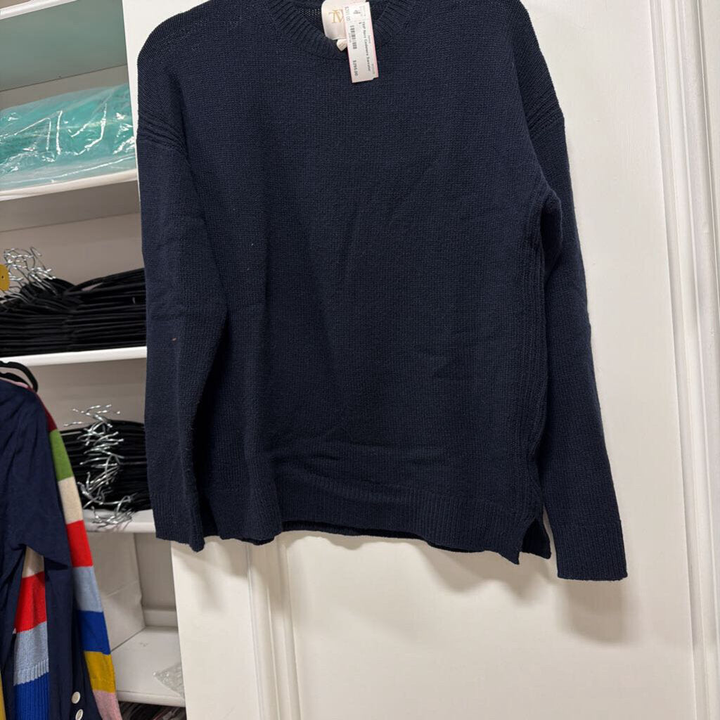 Navy Cashmere Sweater