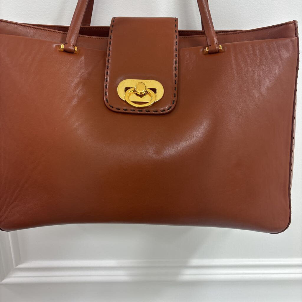 Brown Leather Tote