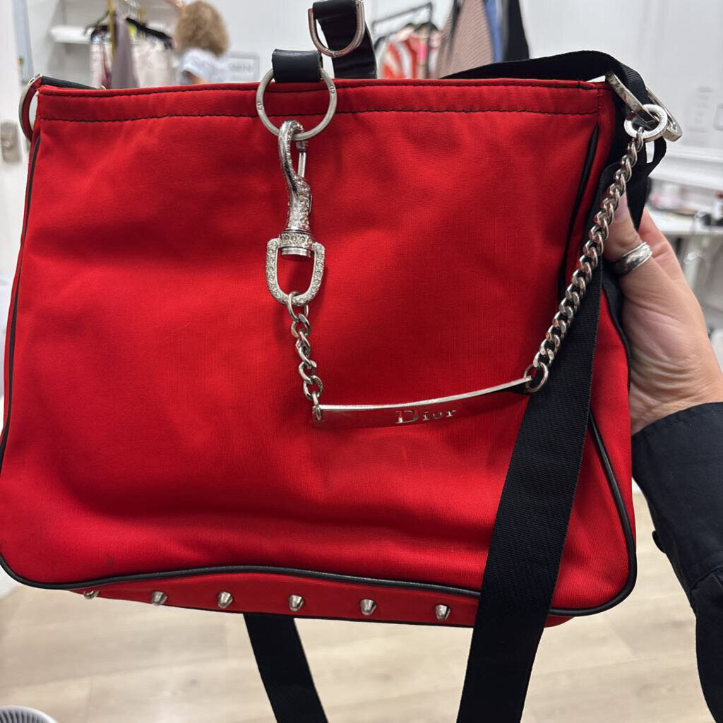2003 Red Nylon Crossbody Hardcore Bag