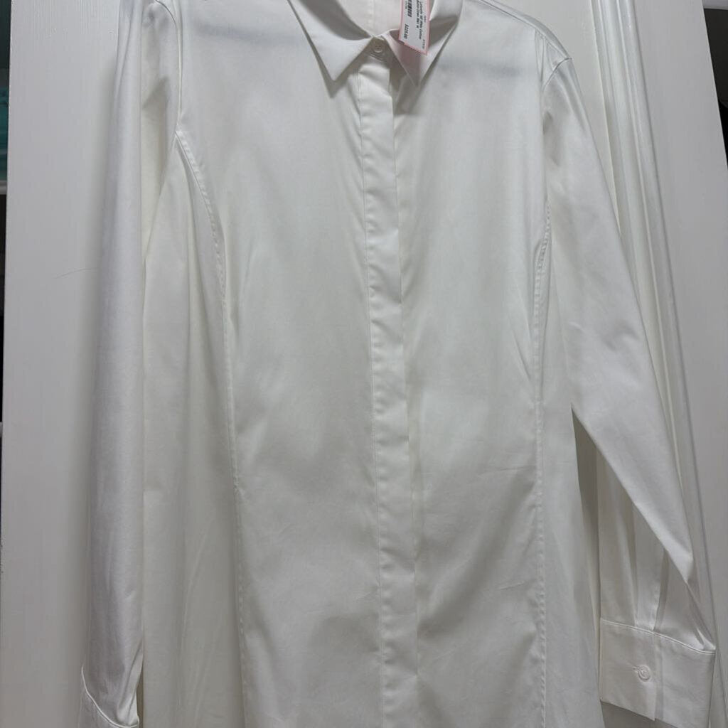 White Cotton Button Down Shirt