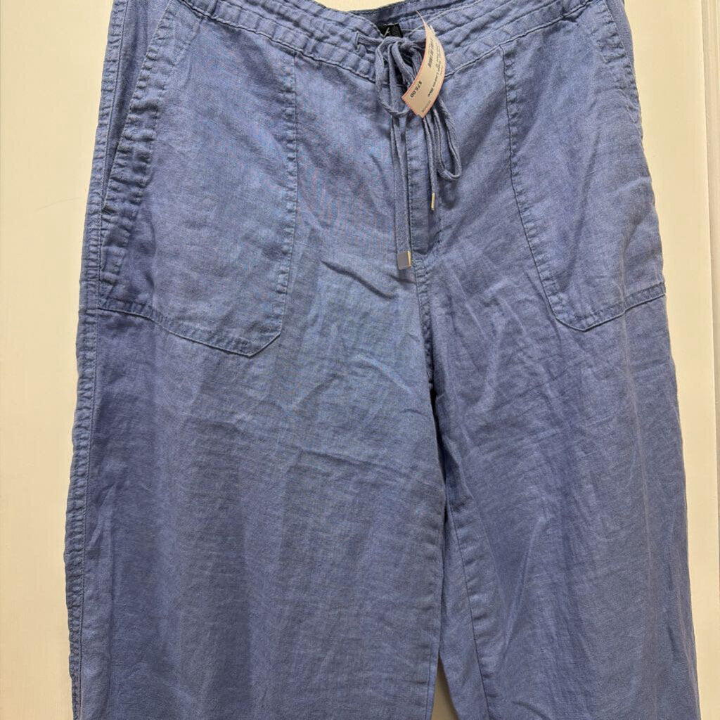 Blue Linen Pant
