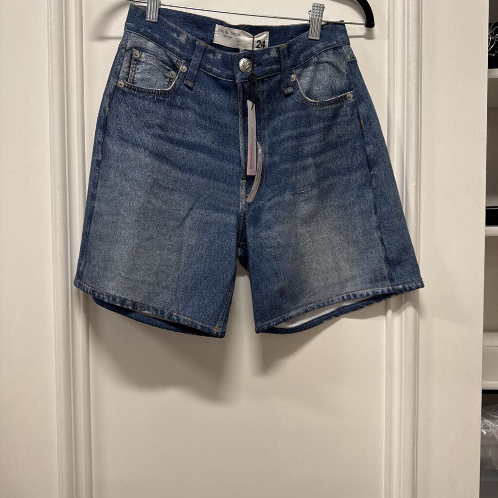 Blue Cotton Denim Short (NWT), 24