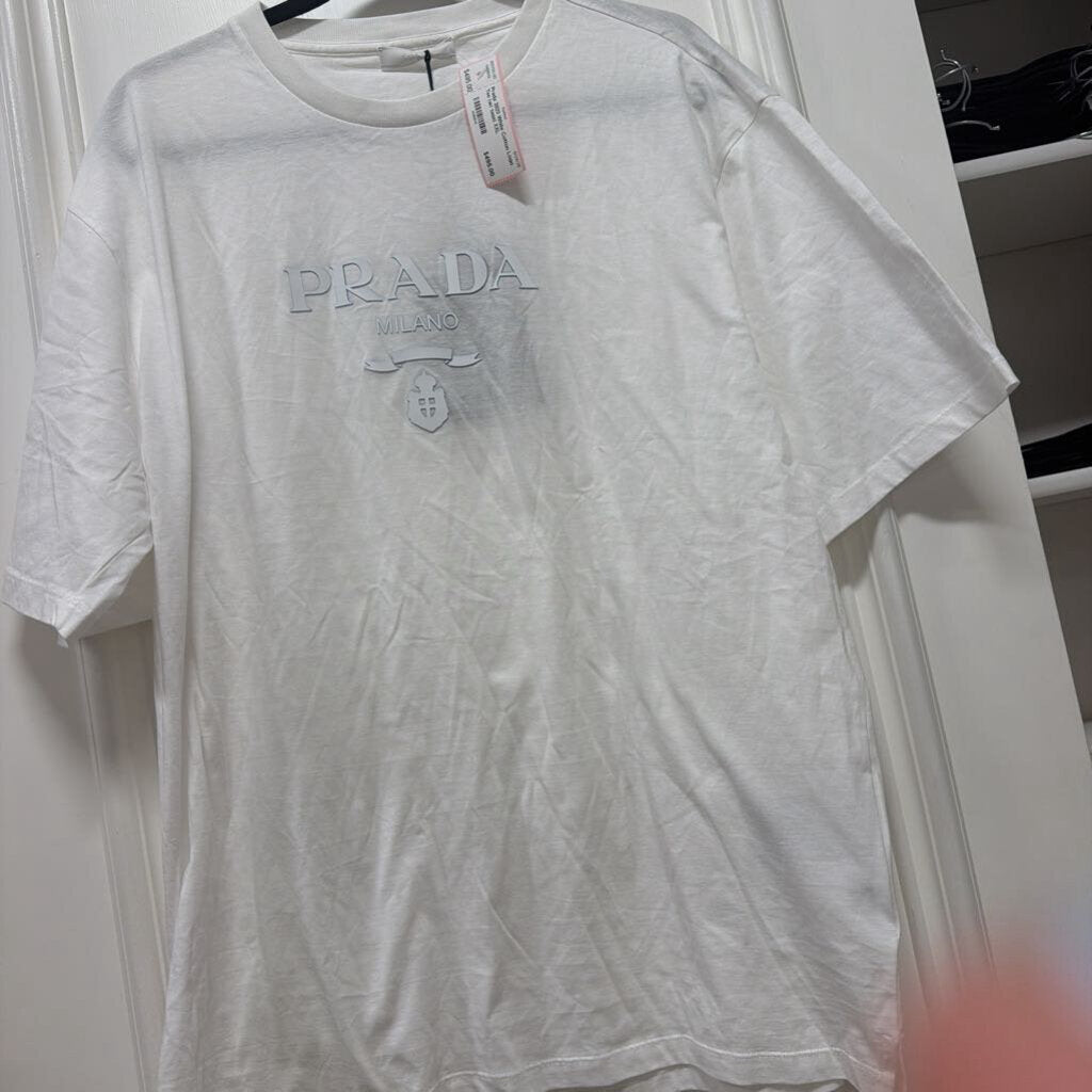 2023 White Cotton Logo Tee (w/ tags)