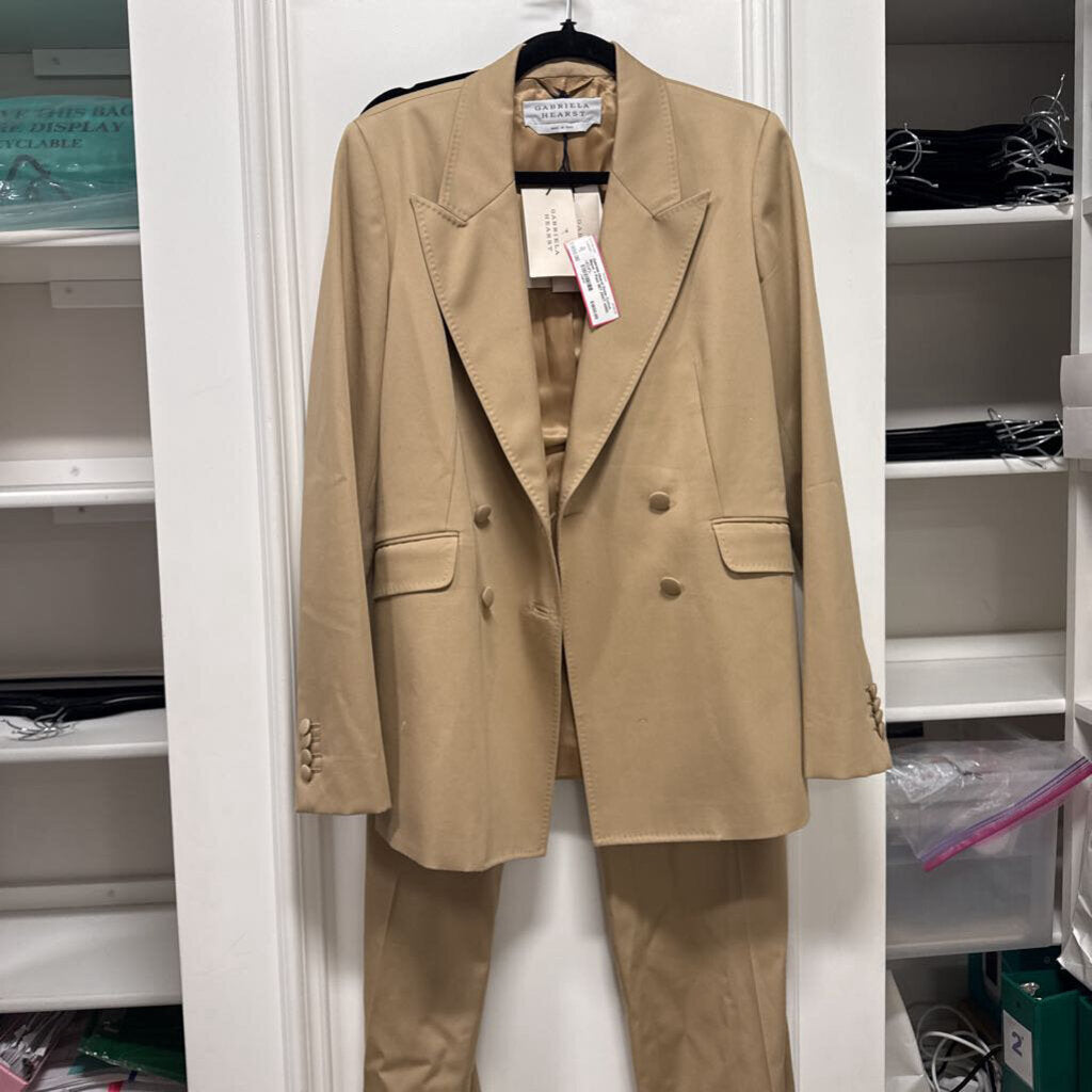 Beige Cotton Blazer + Pant SET (NWT 4000)