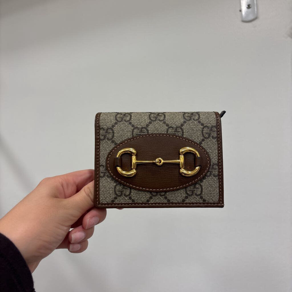 Brown Monogram Horsebit Wallet (full set)