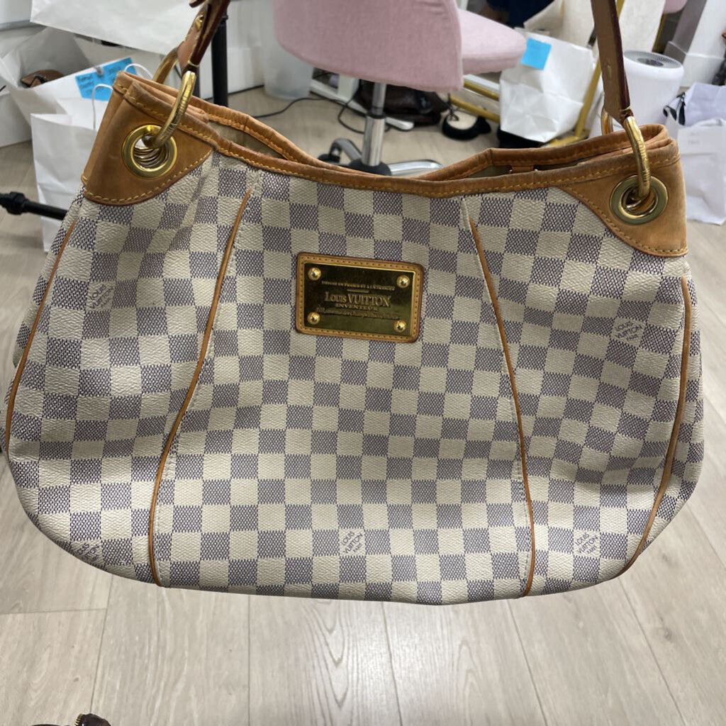 Damier Azur Galliera PM Shoulder Bag(as is)