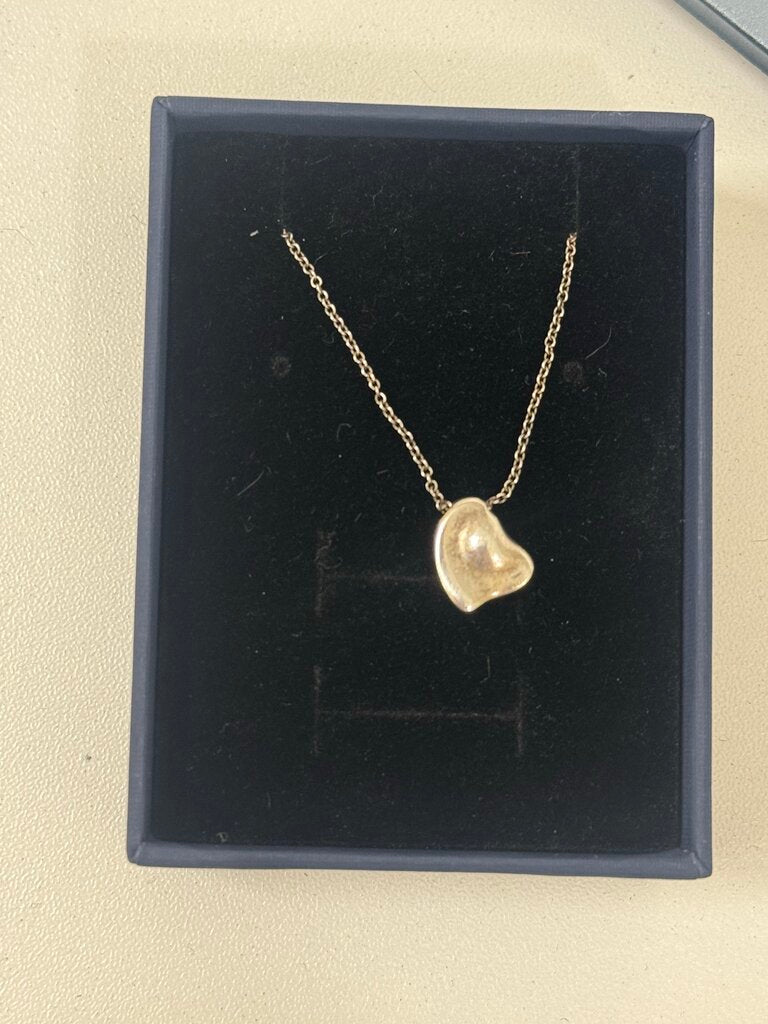 Elsa Peretti Sterling Silver Heart Necklace