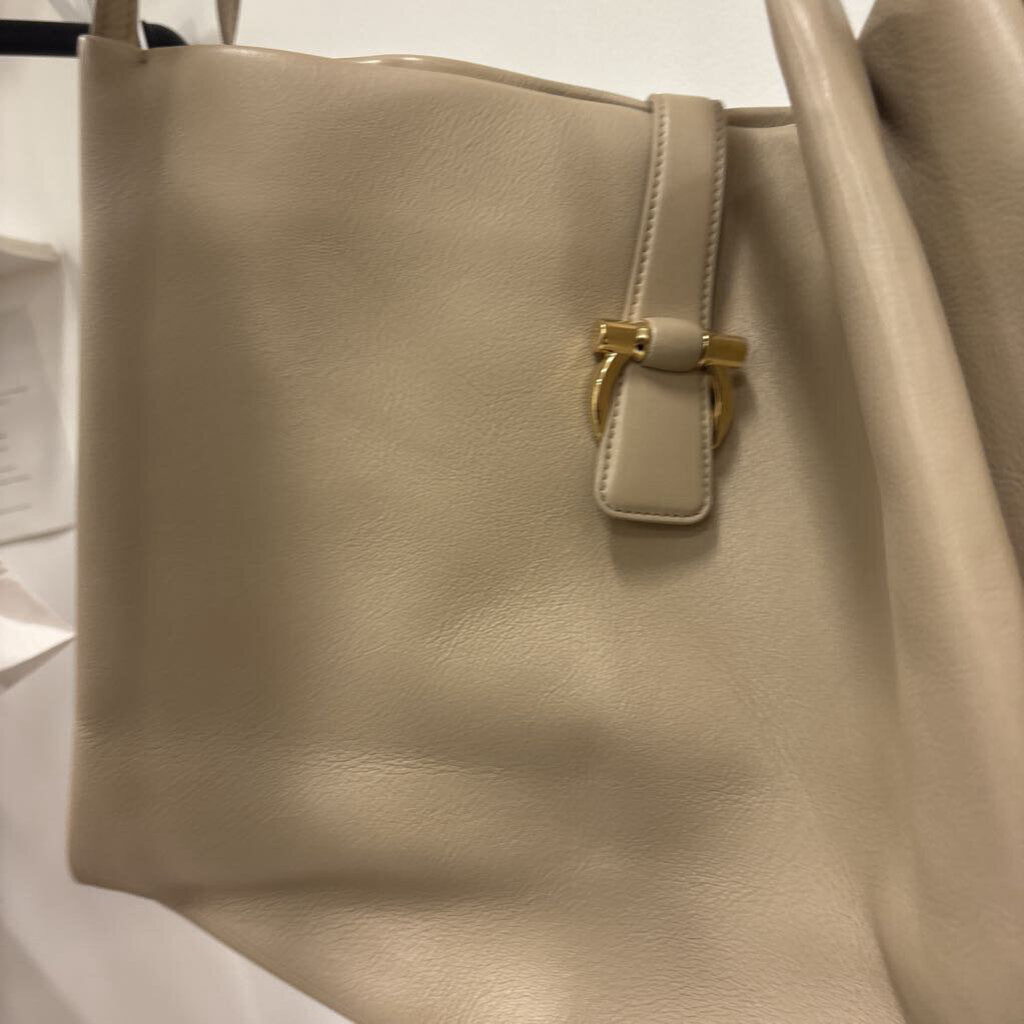 Beige Leather Shoulder Bag (2000)