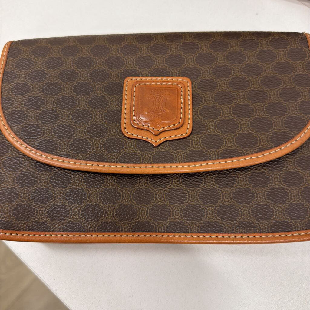 Vintage Celine Macadam Shoulder Bag