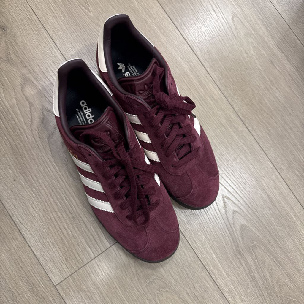 Maroon Suede Gazelle Sneaker