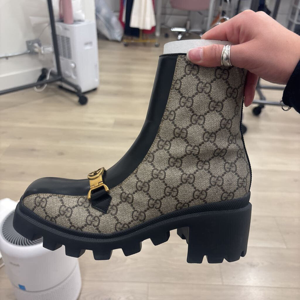 Black Monogram GHW Boot