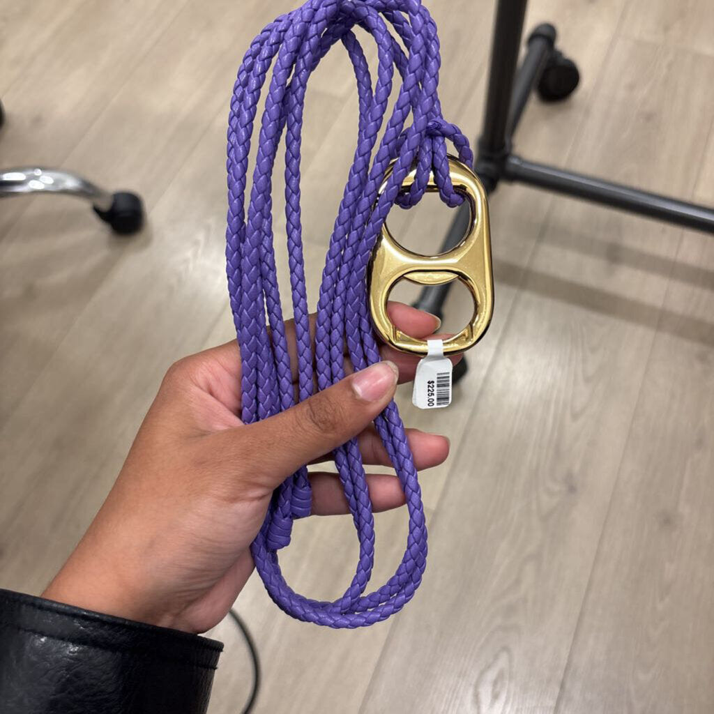 Bottega Veneta Purple Leather Can Opener Belt