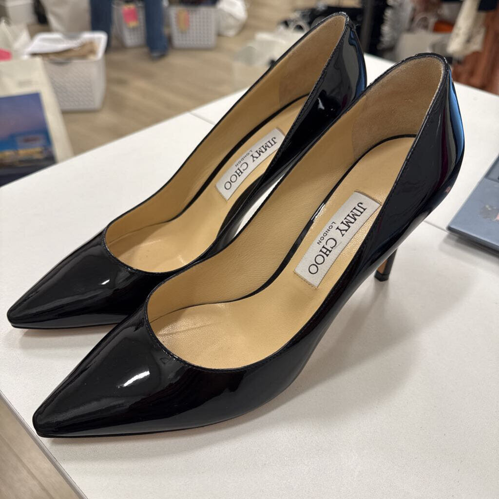 Black Patent Leather Pumps (39)