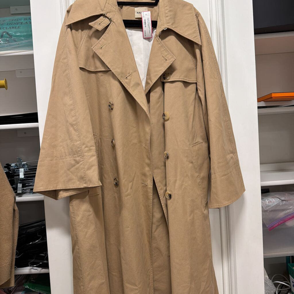 Khaki Cotton Trench Coat (est 2280)