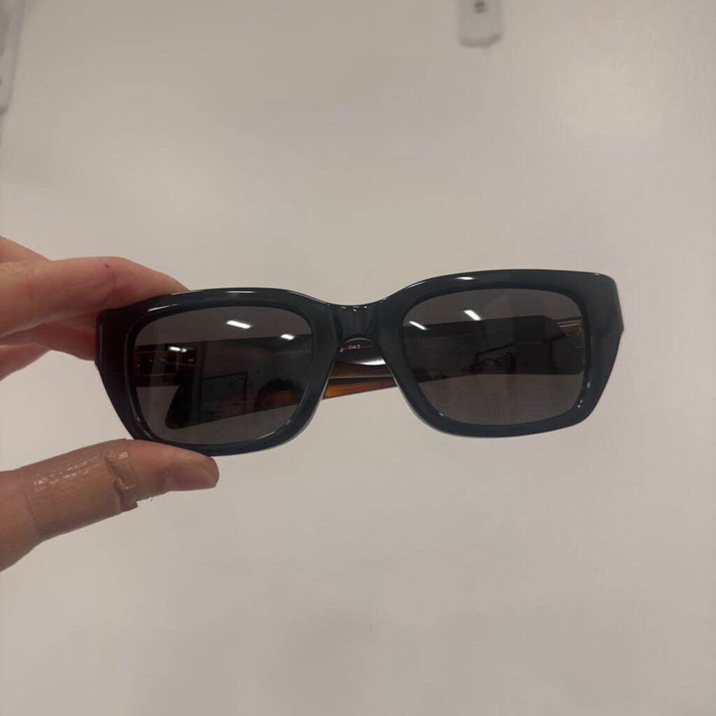 Black/Brown Rectangle Sunglasses