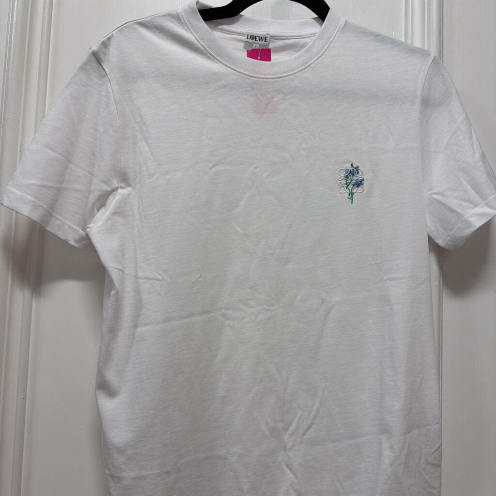 White Cotton Anagram Tee (NWT)