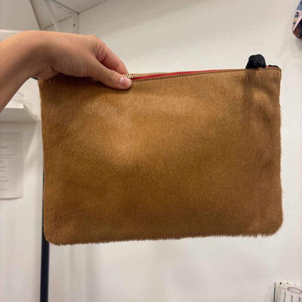 Brown Ponyhair Pouch