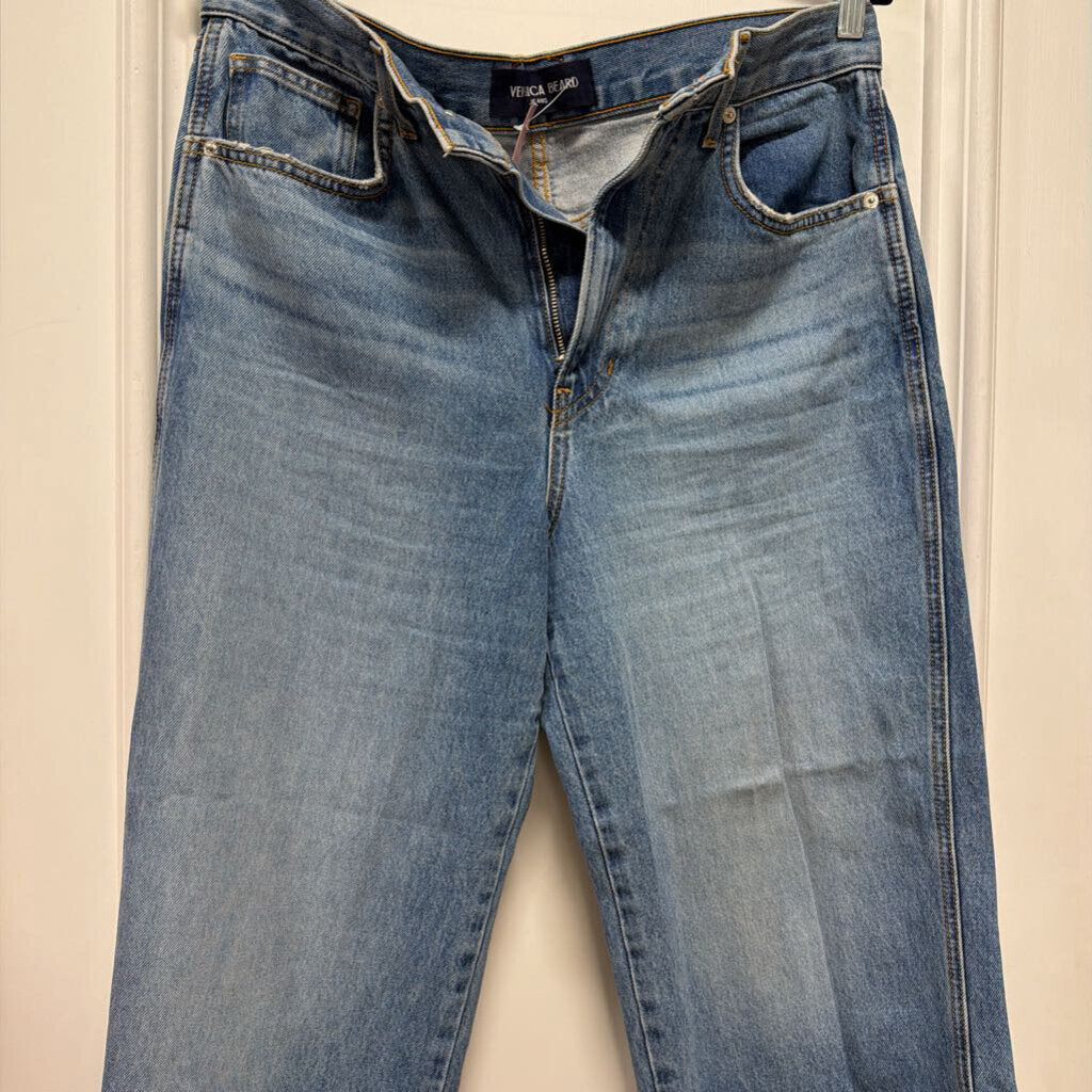Medium Wash Wide Leg Jean