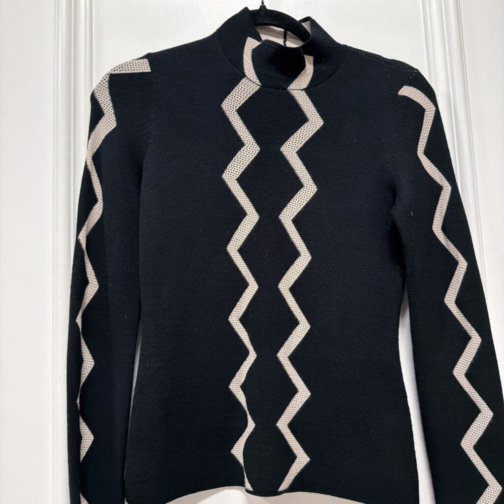 Black Wool Blend Sweater
