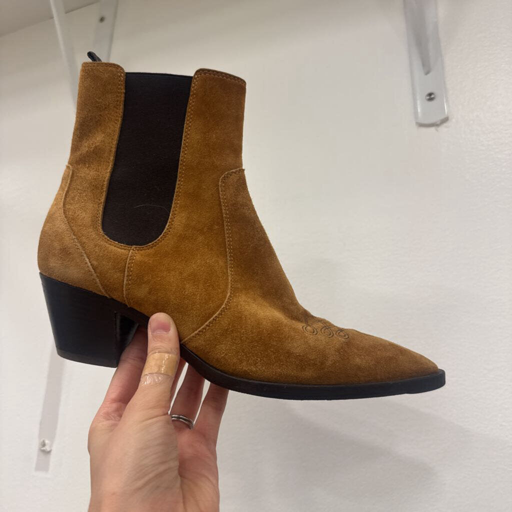 Brown Suede Boots