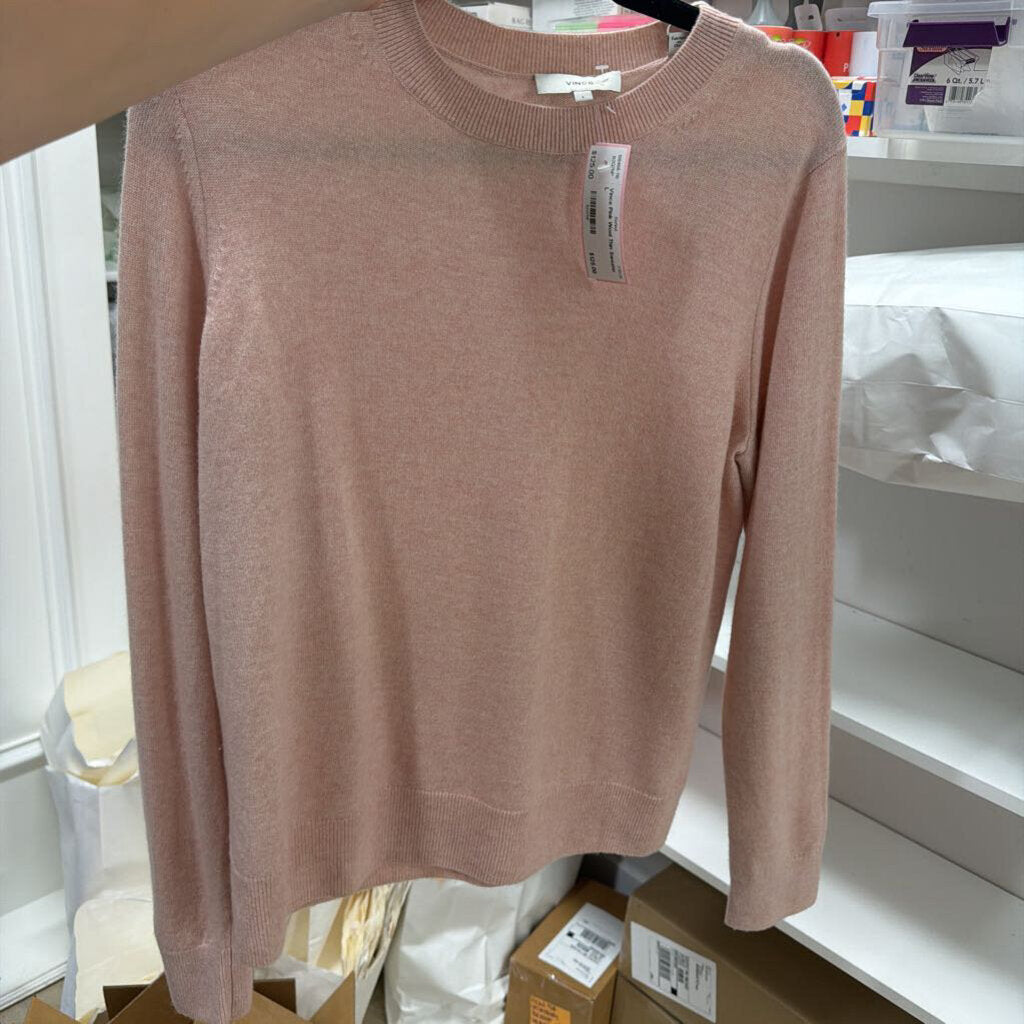 Pink Wool Thin Sweater
