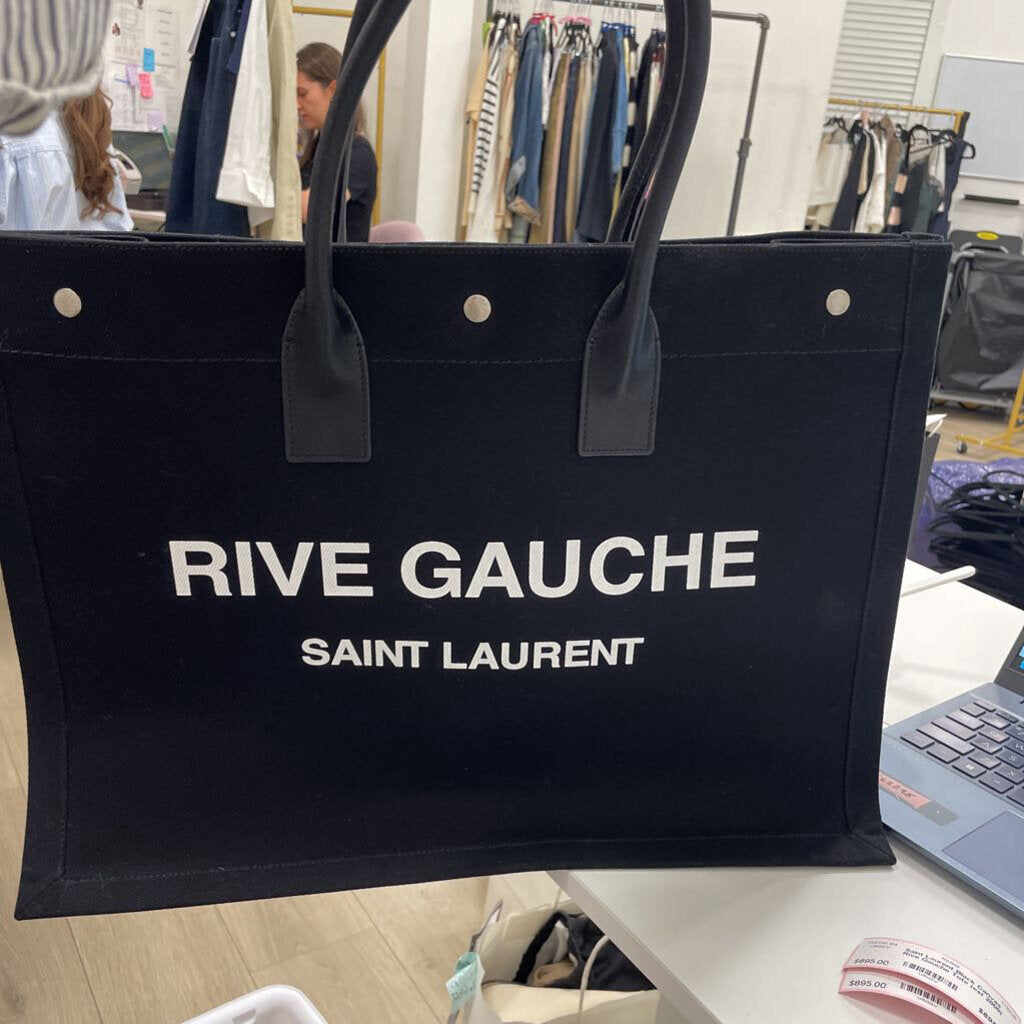 Black Canvas Rive Gauche Tote (est 2000)