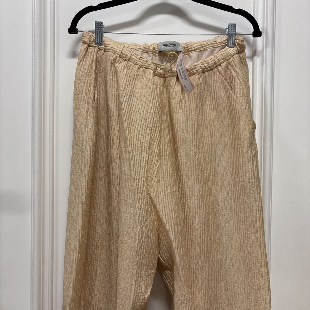 Beige Tencel/Nylon Pant