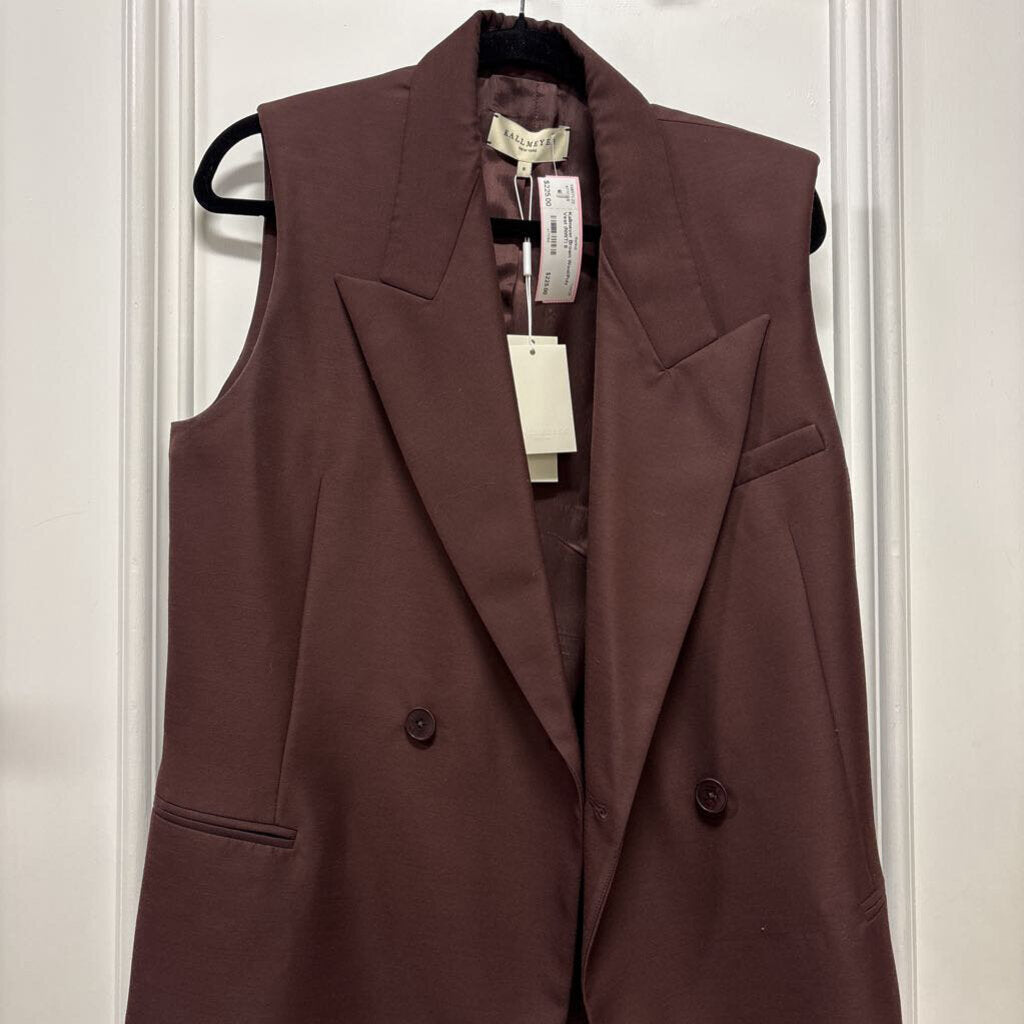 Brown Wool/Poly Vest (NWT)