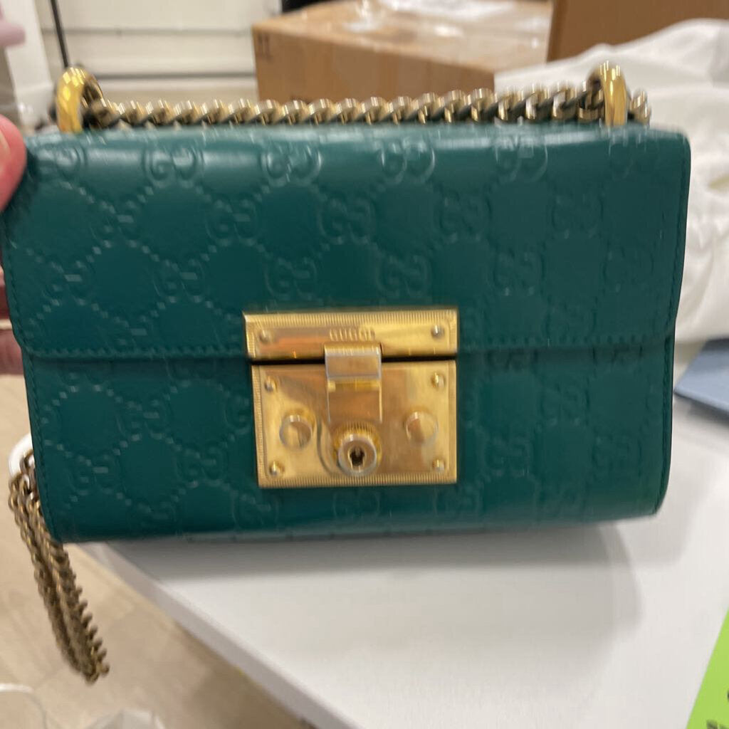 Green Small Padlock Bag