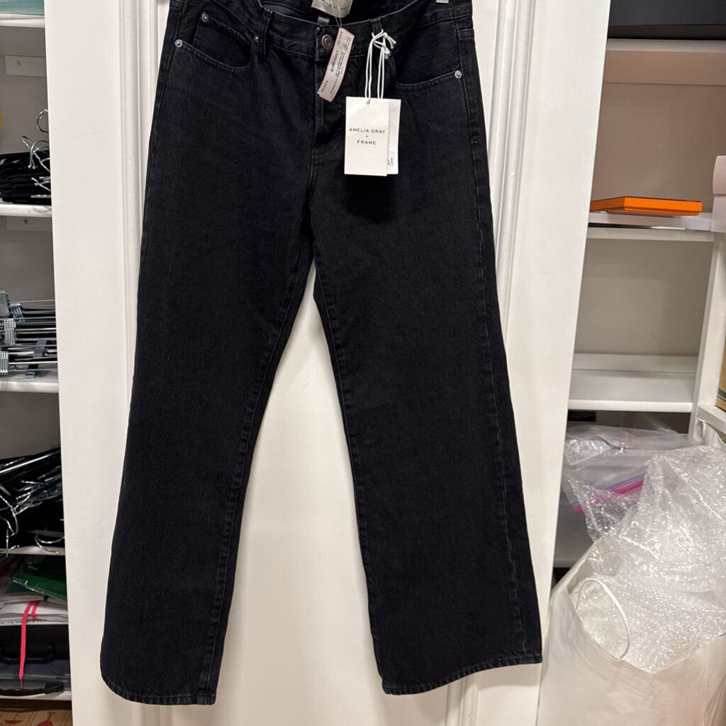 Black Wide Leg Button Up Jean(NWT)