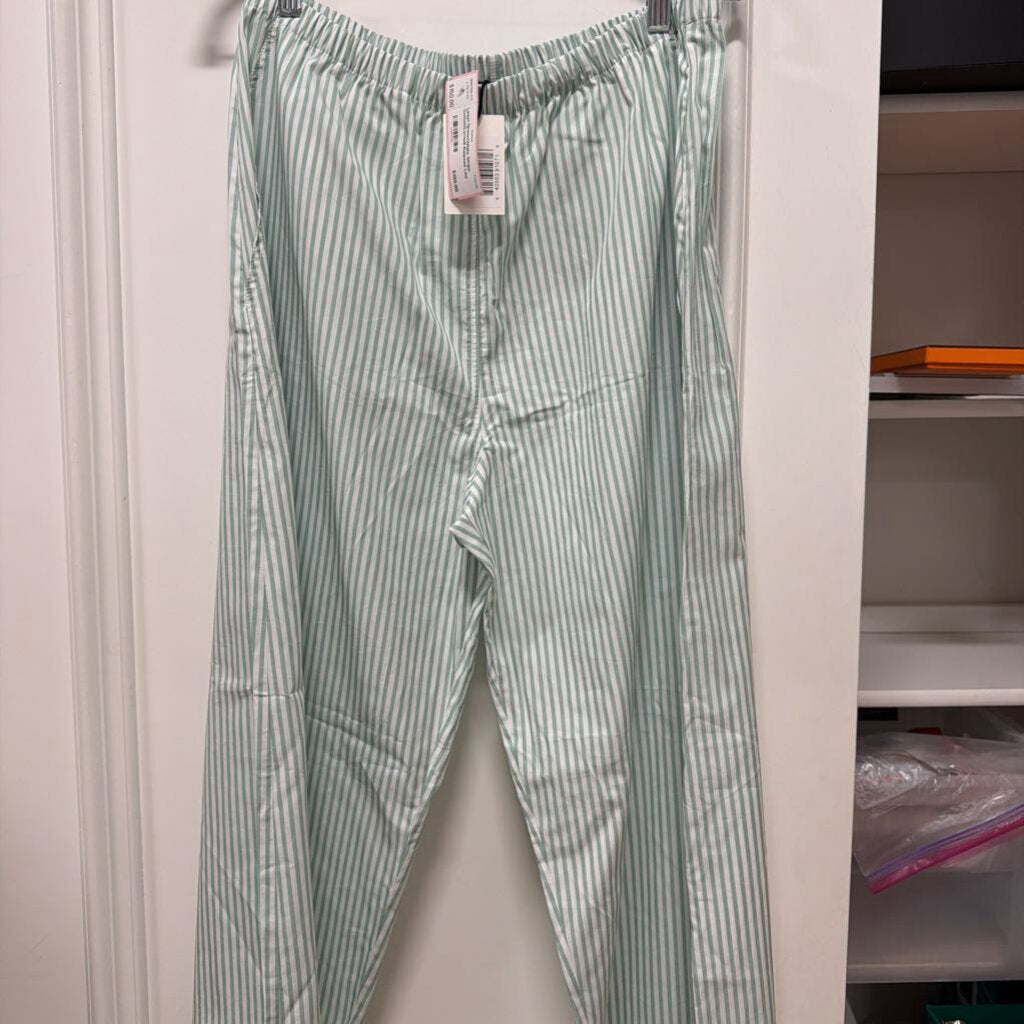 Green/White Stripe Cotton/Lyosell Relaxed Leg (NWT280)