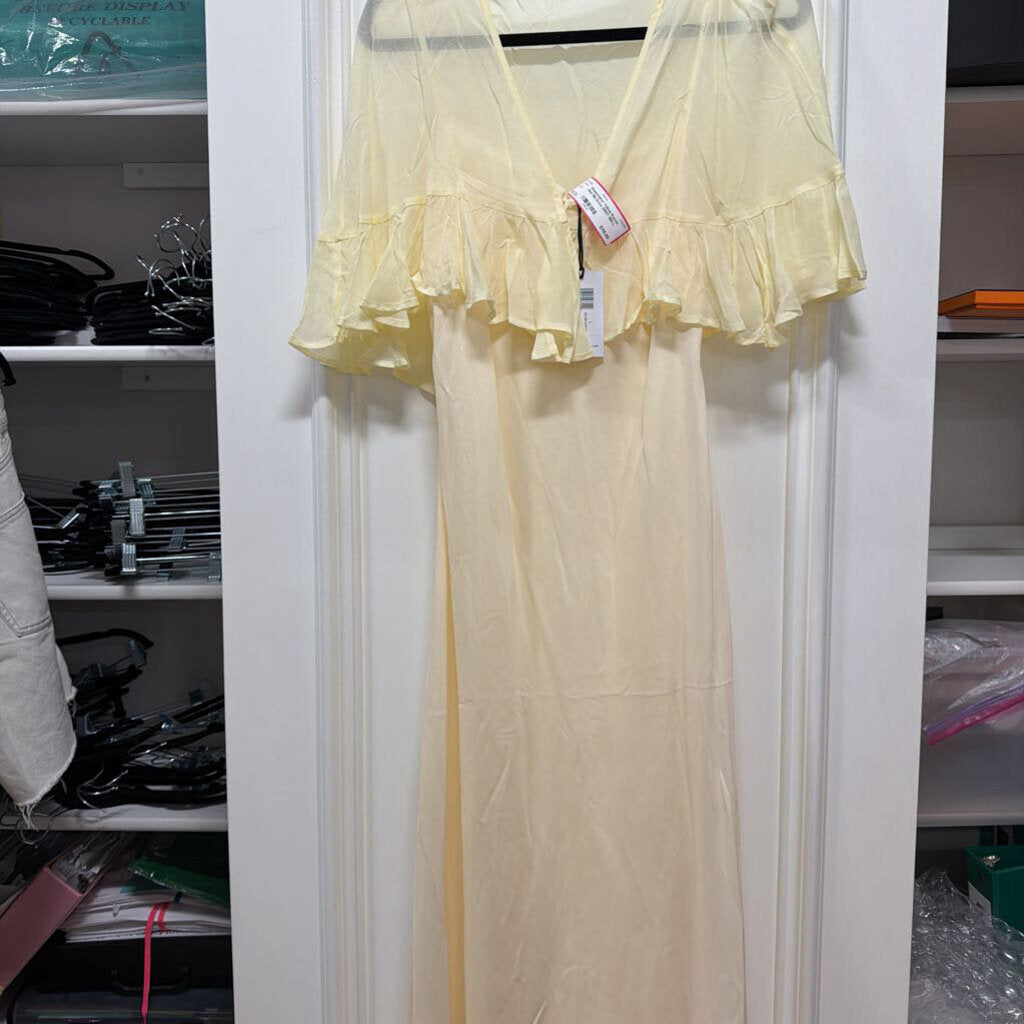 Yellow Rayon Maxi Slip Dress (NWT 198)