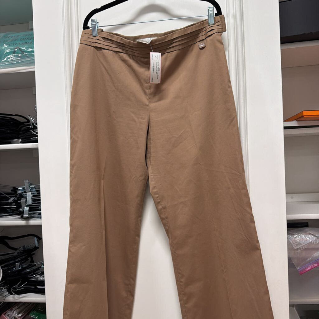 2004 Brown Cotton Wide Leg Pant