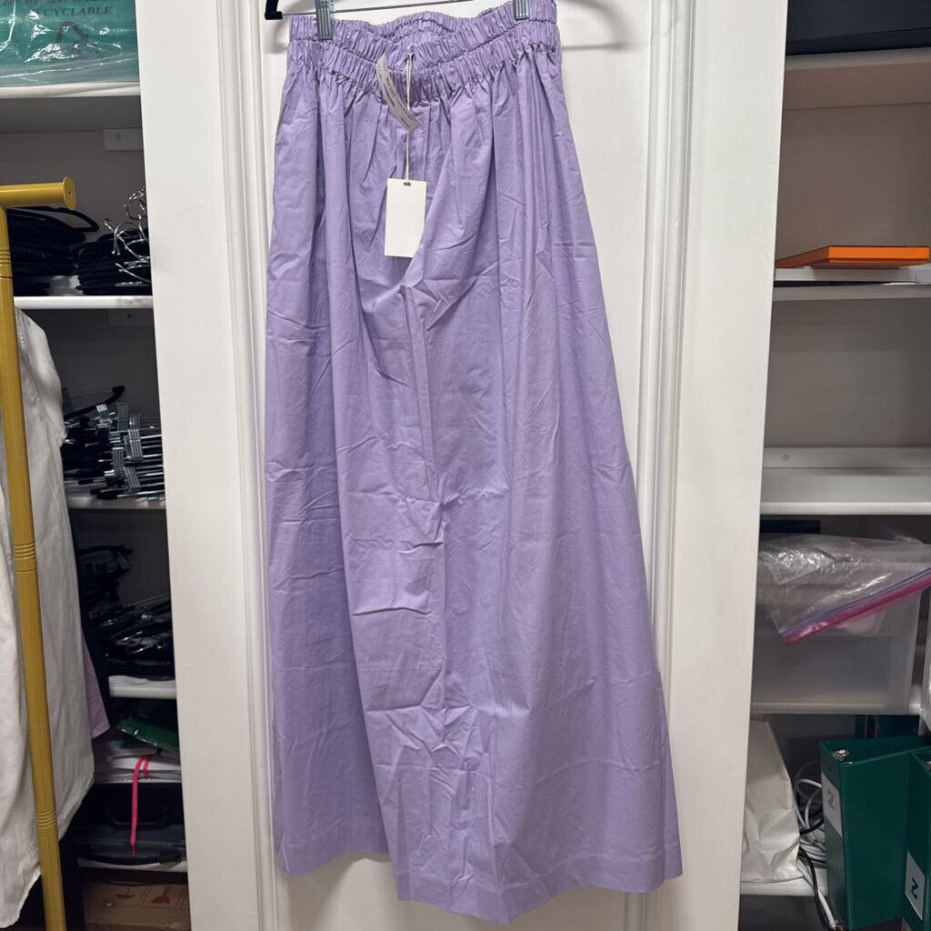 Purple Cotton Maxi Skirt (NWT 184)