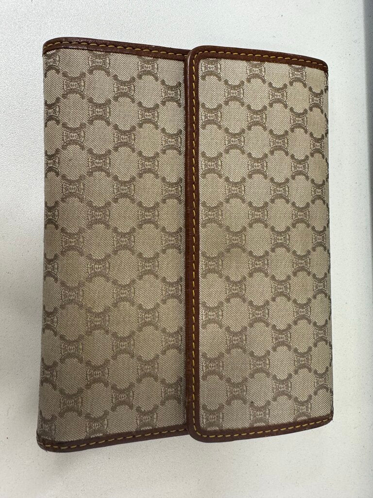 Brown Canvas Macadam Wallet (discoloration)