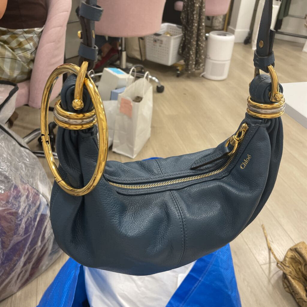Blue Bracelet Hobo Bag (2950)