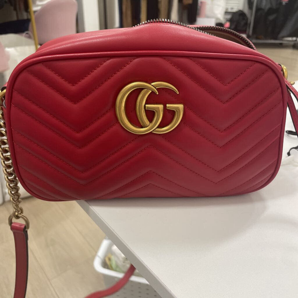 Red GG Camera Bag