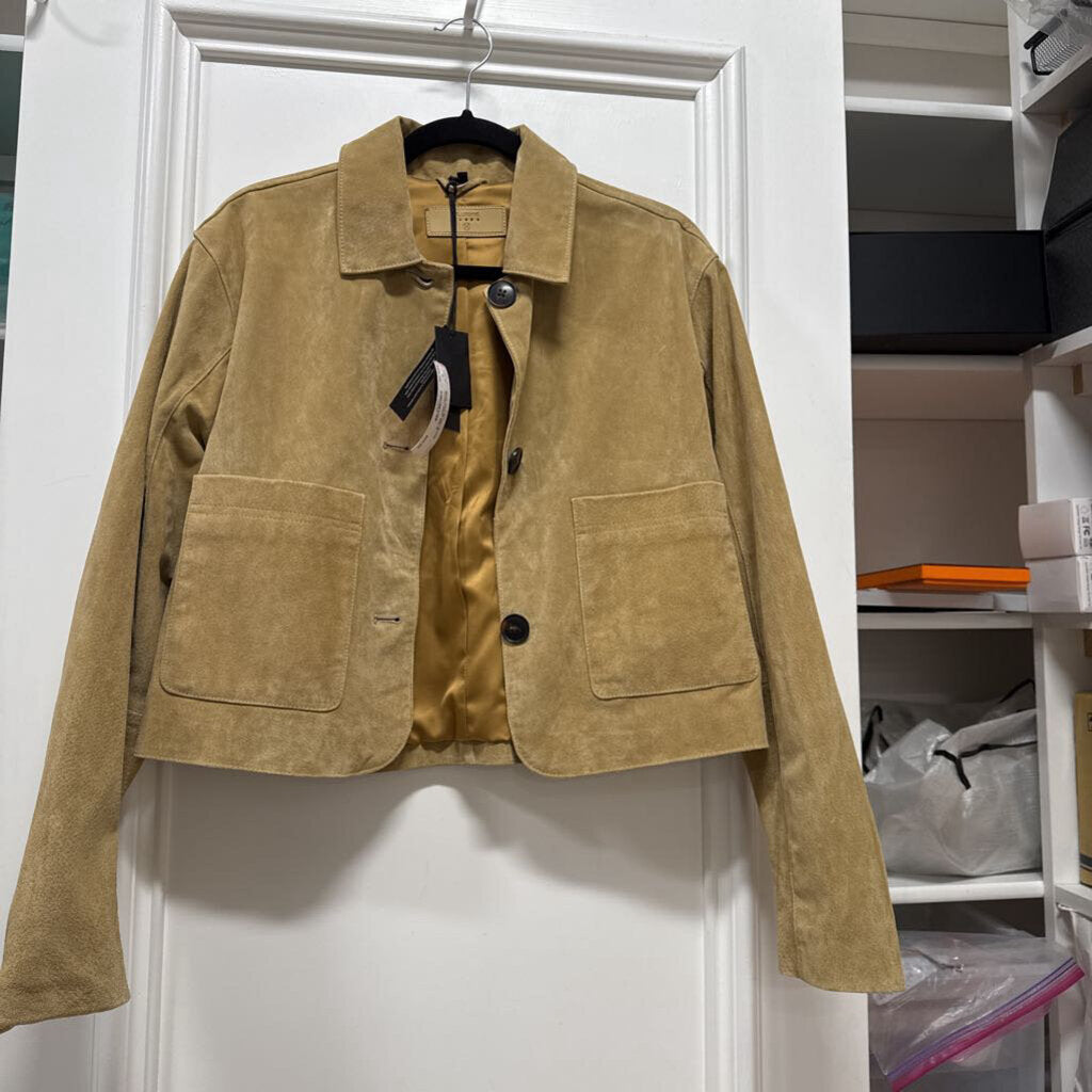 Brown Suede Jacket (NWT 198)