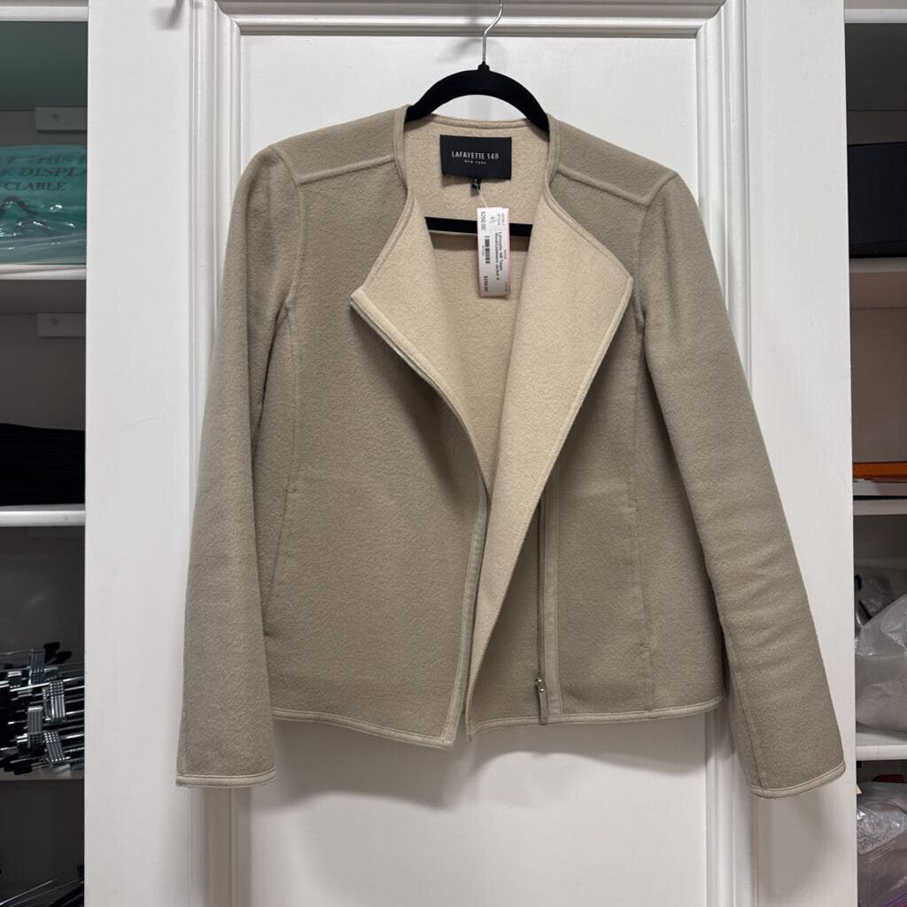 Taupe Wool/Cashmere Jacket