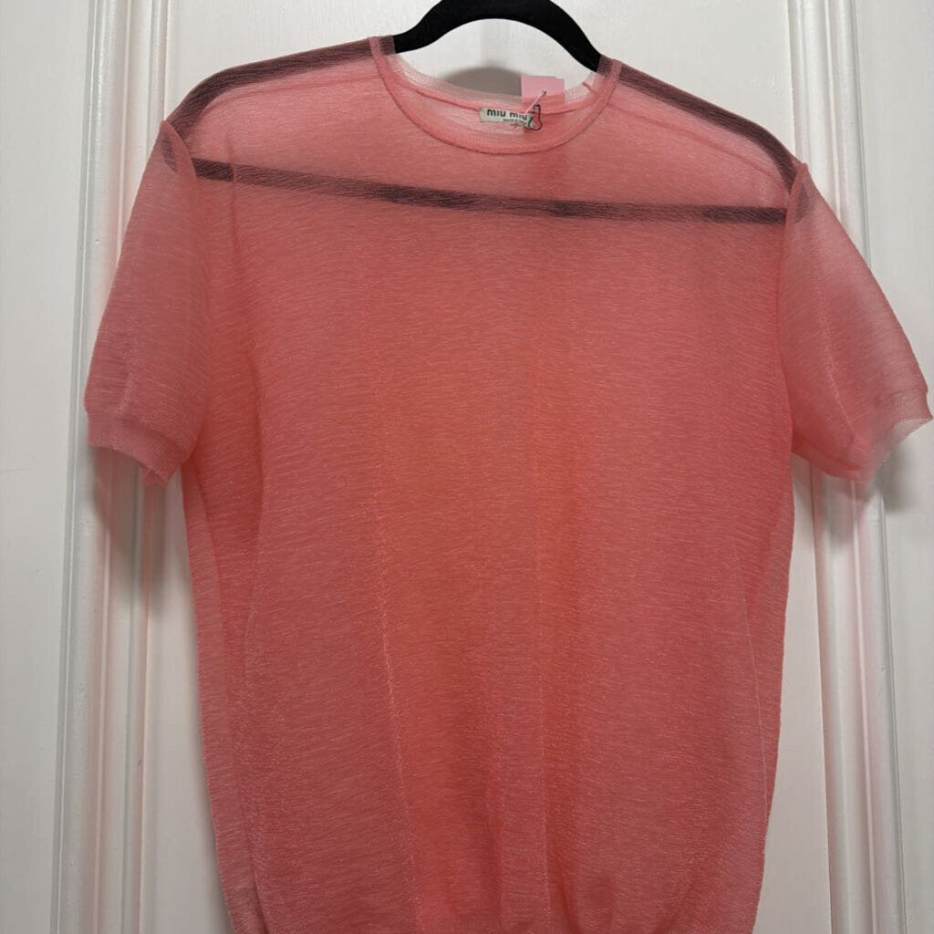 2007 Pink Nylon SS Top