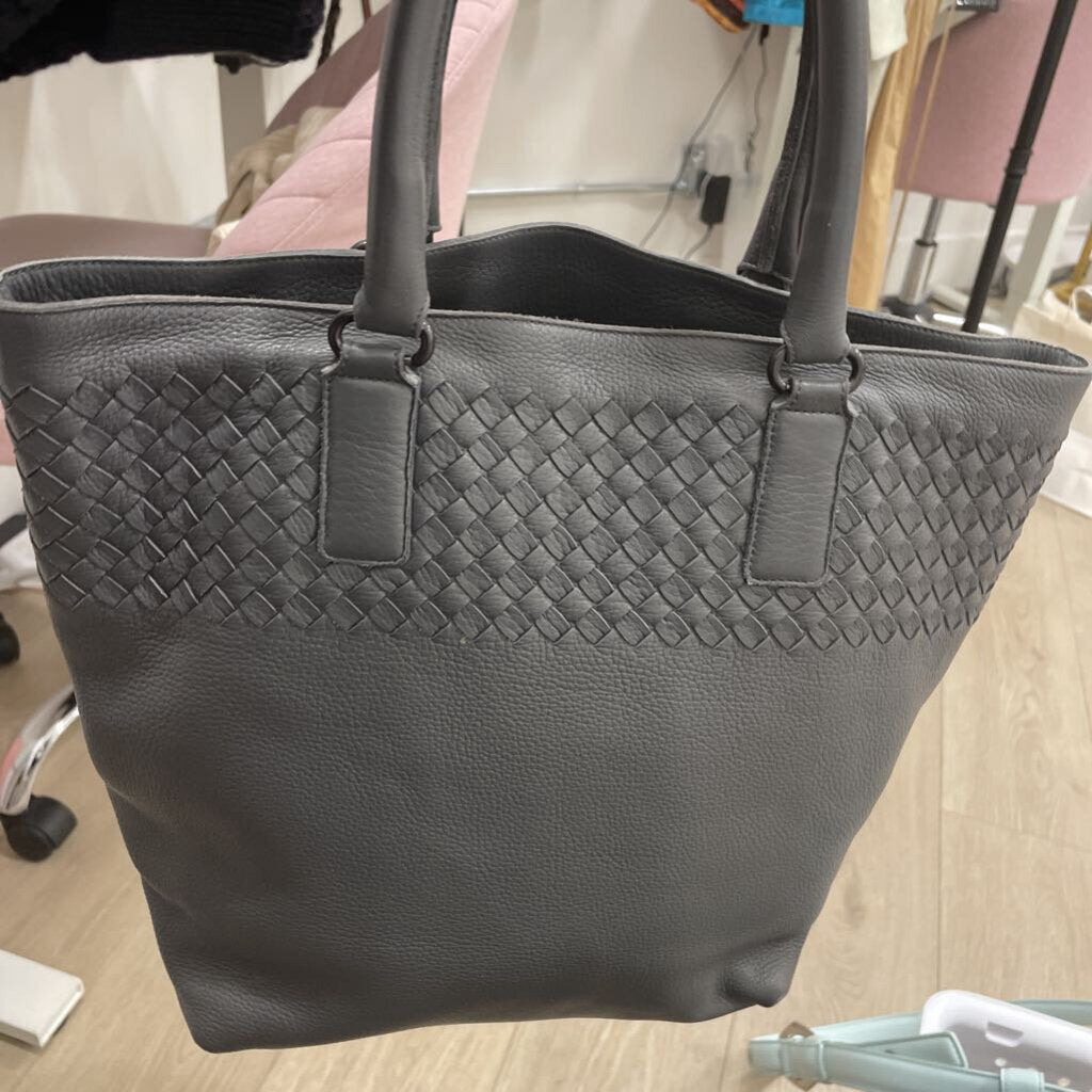 Grey Intrecciato Tote (as is)