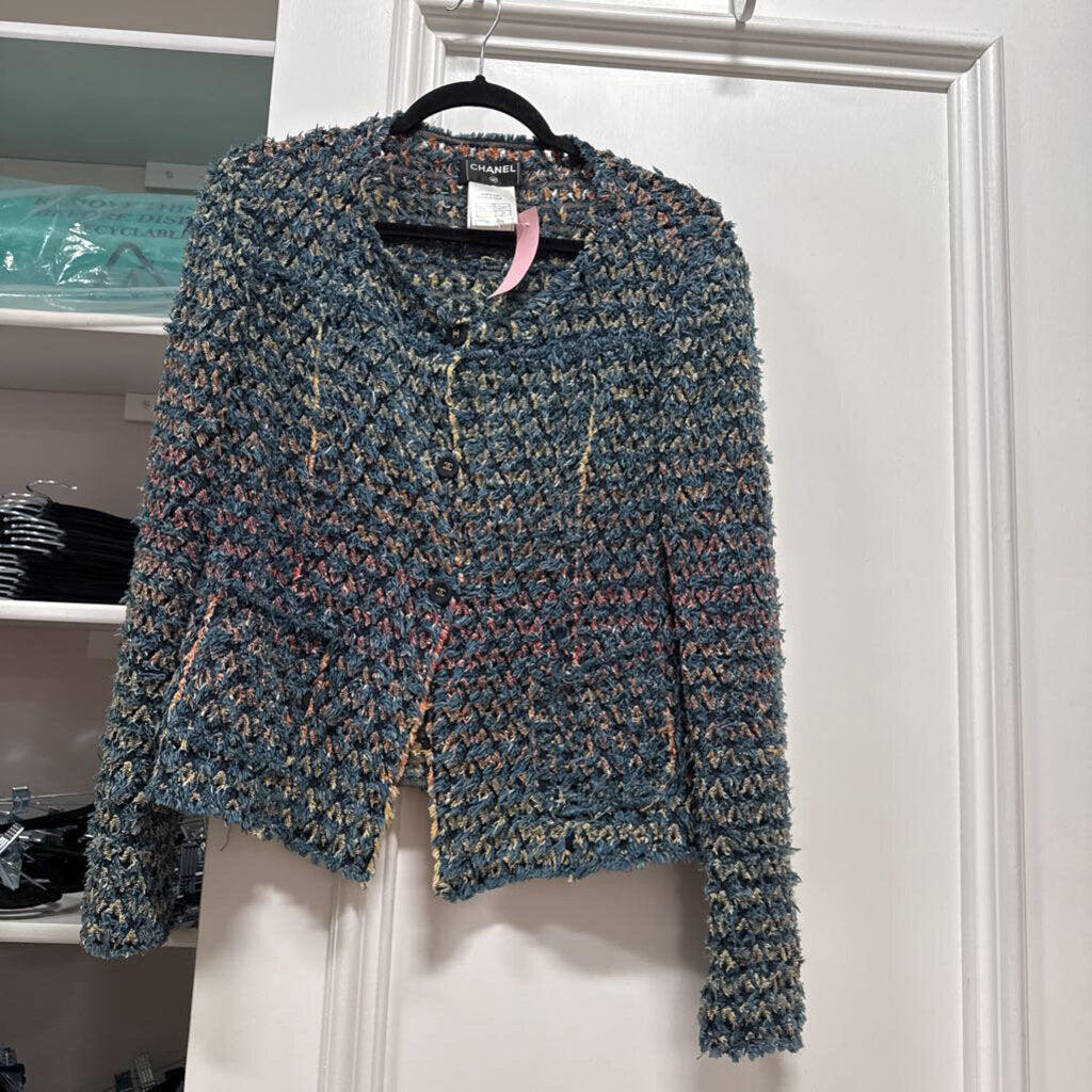 07P Cotton Sunset Crochet Cardigan