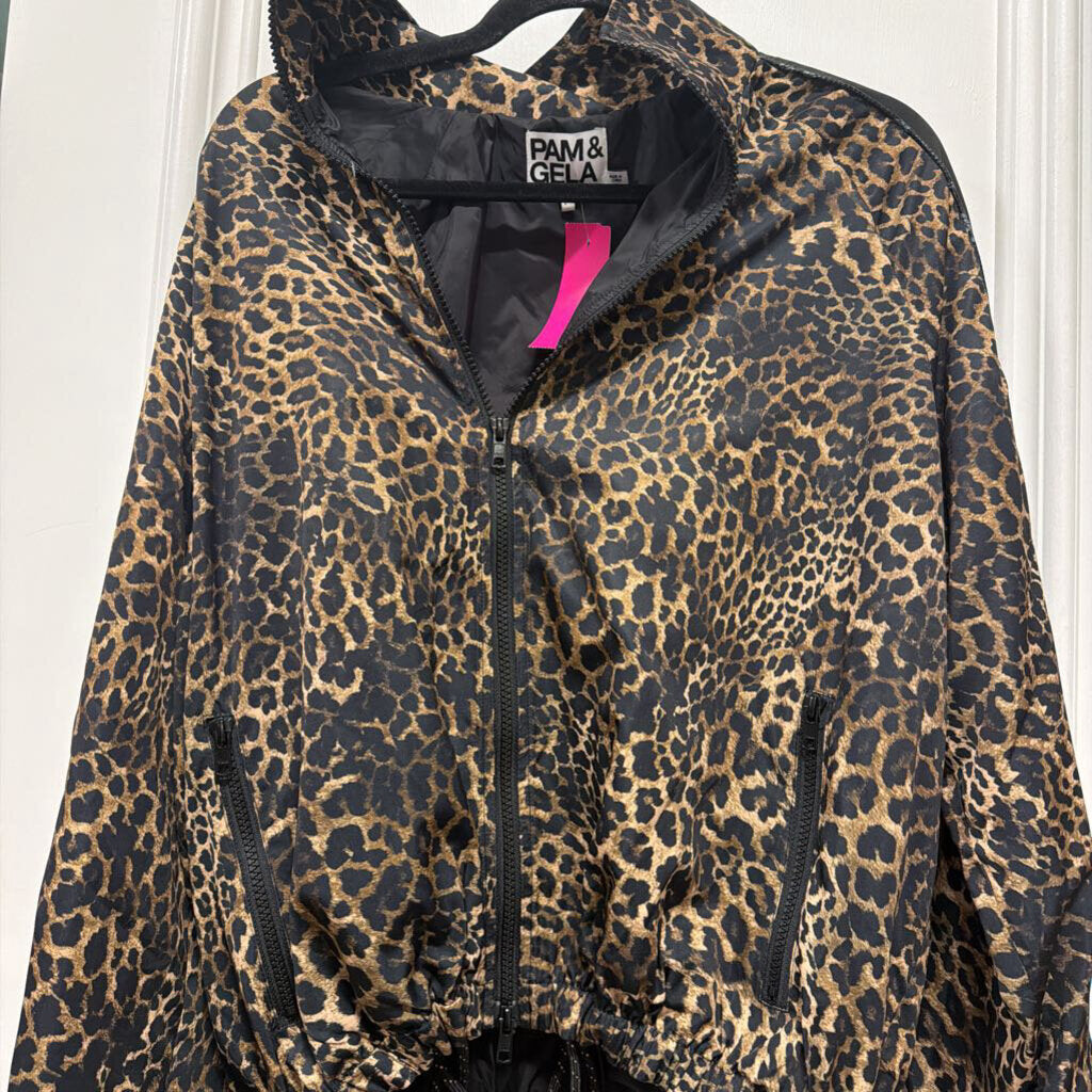 Animal Windbreaker Polyester Jacket