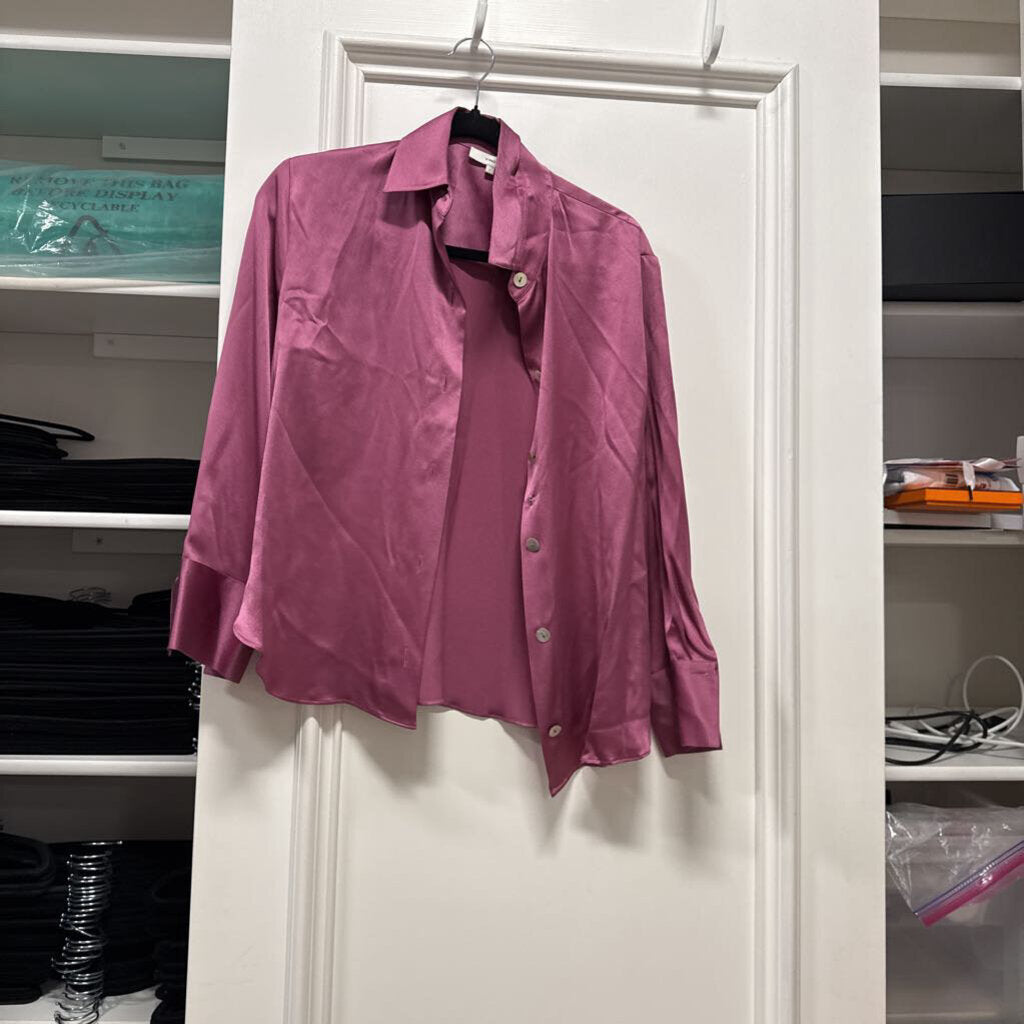 Purple Silk Shirt