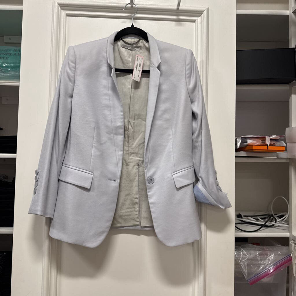Light Blue Wool Blazer