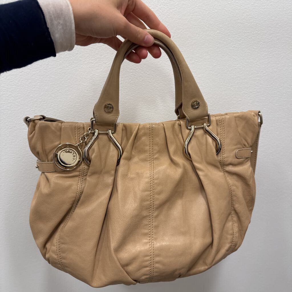 Tan Leather Crossbody Bag