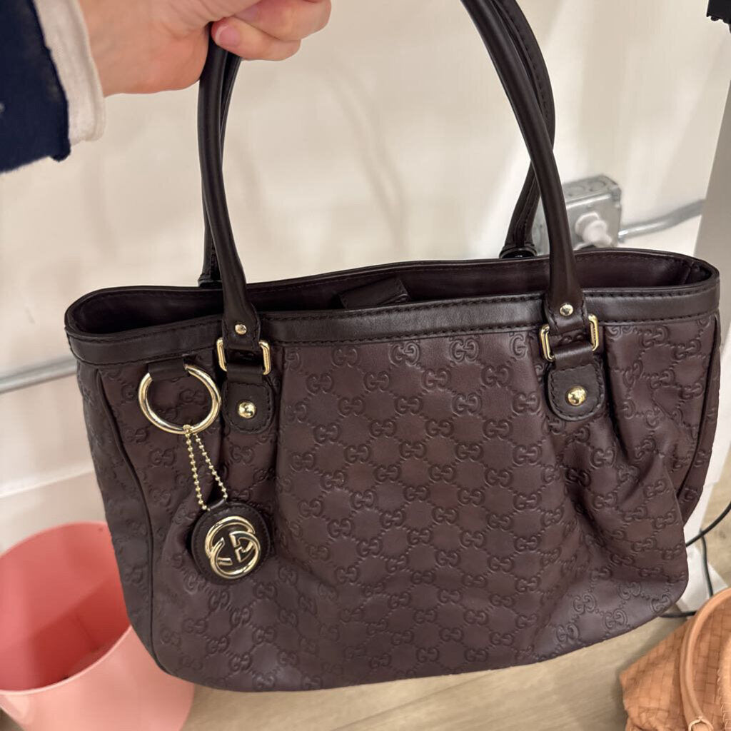 Brown Guccissima Large Sukey Bag