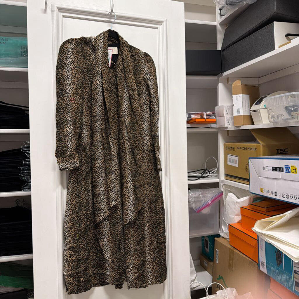 Animal Print Viscose Dress