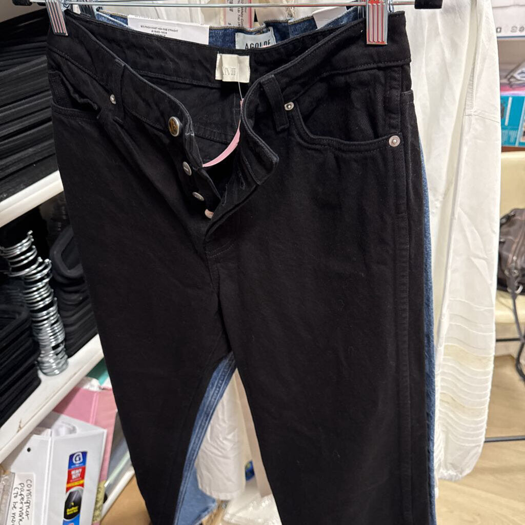 Black Straight Leg Jean